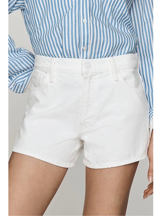 MOTHER Pants - MOTHER The Dodger Denim Shorts in Picket Fence Size 27
